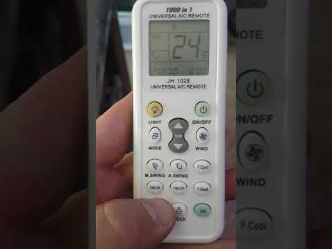 control aire acondicionado universal programacion