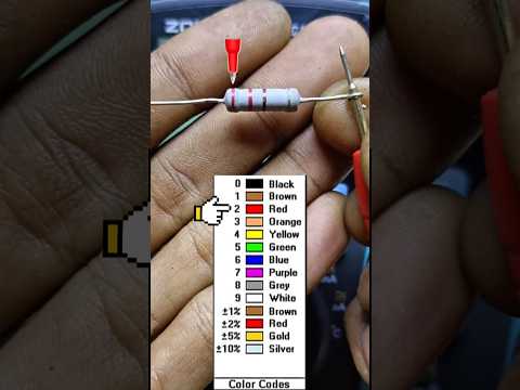 how to calculate resistance value in red, red, brown and gold #resistor #value #color #ohm #tutorial