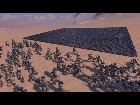 300 GIANT OGRES vs 10.000 SPEARMEN | UEBS