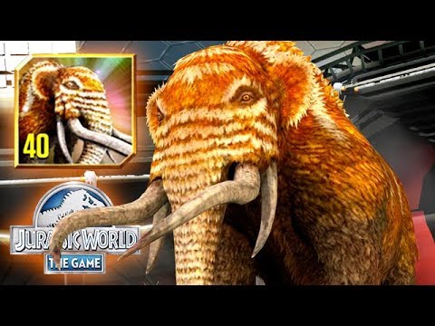 NEW LEGENDARY CENOZOIC MASTODON MAX LEVEL 40 (JURASSIC WORLD)