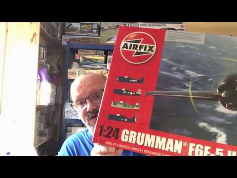 Airfix 1/24 F6F-5 Hellcat chat.