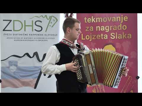Mitja Jernejčič (S harmoniko na rajžo) Tekmovanje za nagrado Lojzeta Slaka 2022