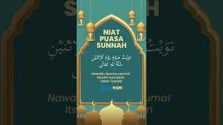Niat Puasa Sunnah Senin Kamis Dalam Tulisan Arap Latin Berserta dengan Artinya