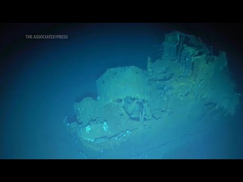 Sunken World War II Japanese aircraft carrier video surveyed for first time