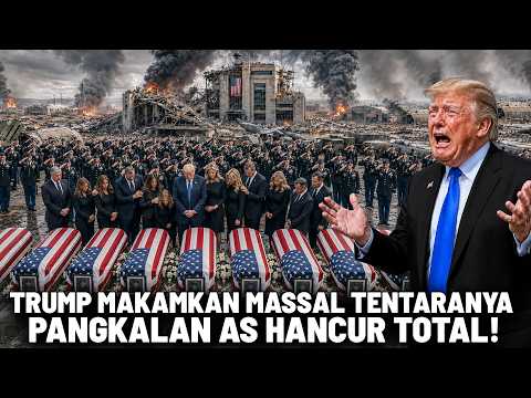 TOTAL 455 TENTARA AS JADI KORBAN! Begini Kondisi Pangkalan Amerika Setelah 13 Hari Dibombardir Iran