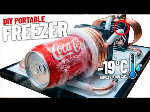 How to Make a Portable Mini Freezer ❄️ -19°C Extreme Cold