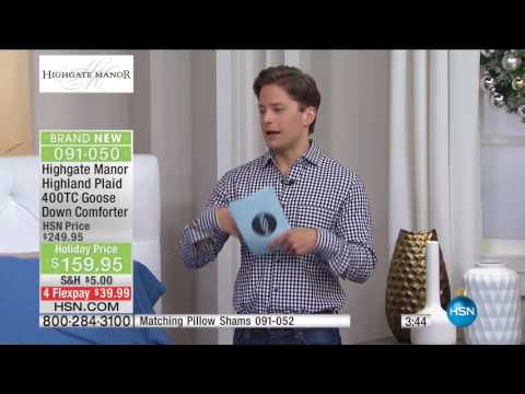 HSN | Highgate Manor Home / Concierge Collection Bedding 11.09.2016 - 11 AM
