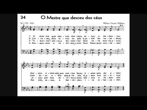 Hinário 5 CCB - Hino 034 - O Mestre que desceu dos céus - Strings - Teclado Yamaha PSR S670