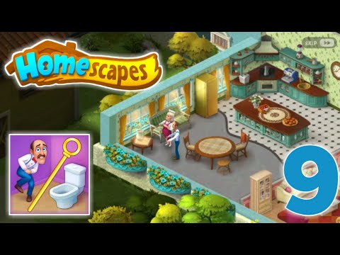 Homescapes - Gameplay Walkthrough Part 9 - Day 9 (iOS, Android)