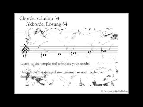 Chords, solution 34_Akkorde, Lösung 34