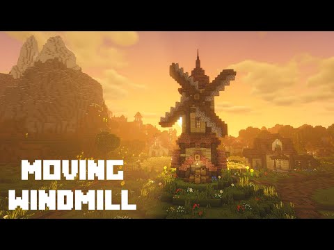 BigTonyMC - Minecraft Moving Windmill Tutorial! (Using Command Blocks)