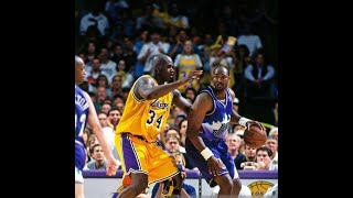 Karl Malone vs Shaquille O&#39;Neal / 1998 NBA Playoffs WCF Game 4 / Jazz vs Lakers
