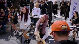 마르멜로(MARMELLO) - MOONLIGHT@홍대 풀밴드 버스킹 20180317