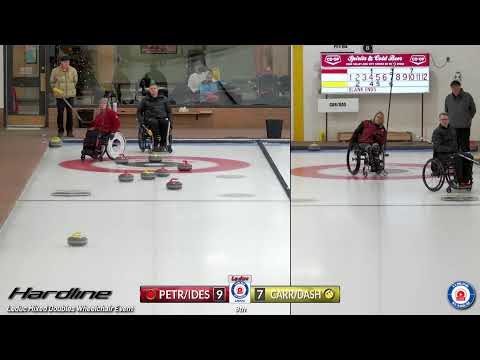 Petrie/Ideson vs. Carroll/Dash - Draw 8 - Leduc Mixed Doubles Wheelchair Curling Event
