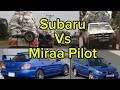 Miraa Driver Vs Subaru SPEED TEST Subaruimpreza Subaruboys Toyota Hilux Japan Subaru