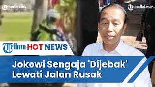 Download lagu Lewati Jalan Rusak, Motor Patwal Rombongan Presiden Jokowi Jatuh mp3