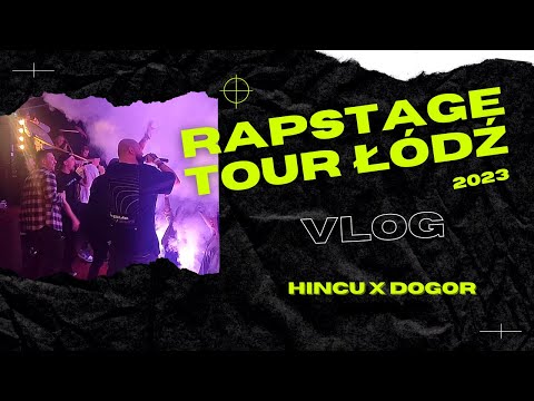 VLOG #4 | RAP STAGE TOUR ŁÓDŹ VNM, Te-Tris, Bonsoul, Bisz, Marzec, Bush_012k Hincu x Dogor