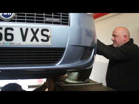 MOT Test, #4 raising the vehicle