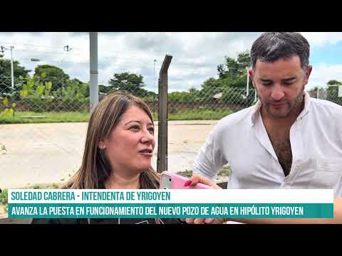 SALTA - Avanza la puesta en funcionamiento del nuevo pozo de agua en Hipólito Yrigoyen #canal7salta