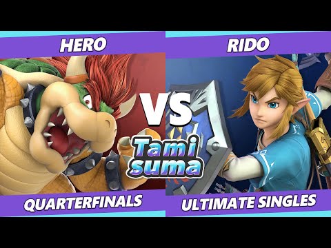 TAMISUMA 197 Quarterfinals - Hero (Bowser) Vs. Rido (Link) Smash Ultimate SSBU