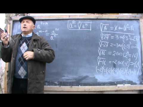 7. Bazele Matematicii: Lectia 26 - Functii, Puteri, Radicali (Clasele 9-12)  7/9