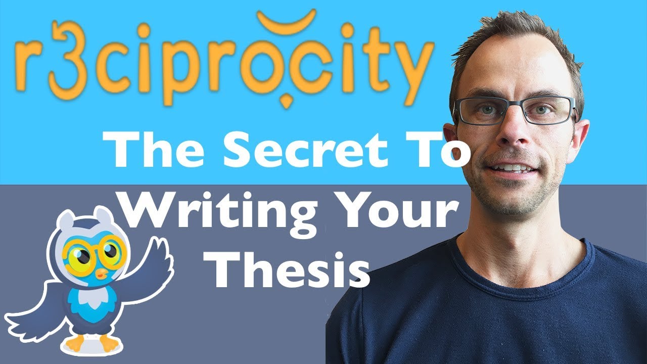 The Secret To Writing A Doctoral Thesis - Monday Writes