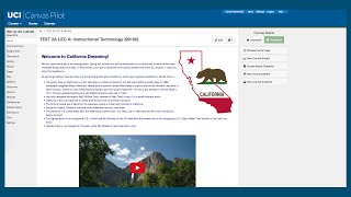 UCI Canvas Pilot - Instructor Demo