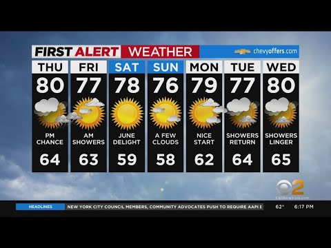First Alert Forecast: CBS2 6/1 Evening Weather at 6PM