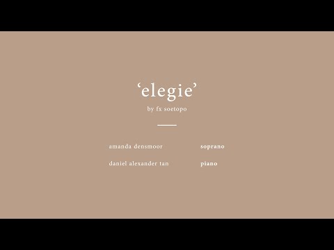 Tembang Bulanan — ‘Elegie’ by FX Soetopo