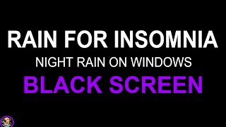 Good Night Rain, Heavy Rain Downpour, Night Rain On Windows, Soothing Relaxation, Pure Sleeping Rain
