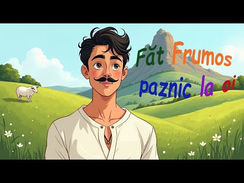 Făt Frumos paznic la oi. Într-un sătuc uitat de lume, unde erau doar bătrâni, apare Făt-Frumos.