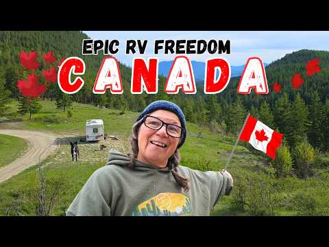 Off-Grid Camping in Canada Is NEXT LEVEL - British Columbia GOLD for Full-time RV Life