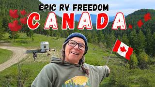 Off-Grid Camping in Canada Is NEXT LEVEL - British Columbia GOLD for Full-time RV Life