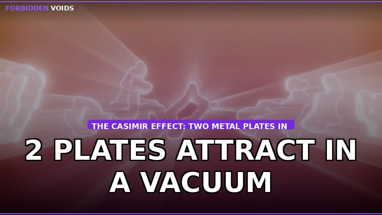 2 Plates Attract in a Vacuum