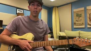 Dustin Lynch - Red Dirt, Blue Eyes Guitar Solo Tutorial