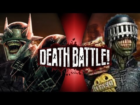 Fan made death battle trailer:batman who laughs vs judge death(dc vs judge dredd)