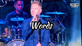 RONAN KEATING - Words (Live in Malaysia) [cc lyrics]