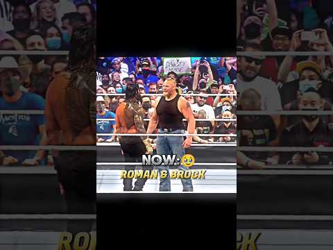 Roman Reigns & Brock Lesnar Then 😳 vs Now 🥹 edit 🩵