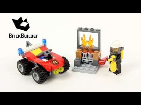 Vidéo LEGO City 60105 : Le 4x4 des pompiers