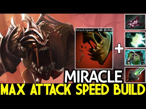 MIRACLE [Lifestealer] Immortal Carry with Max Attack Speed Build Dota 2
