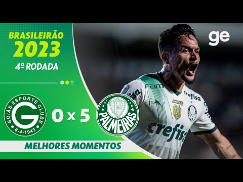 Gols e lances de Goiás x Palmeiras