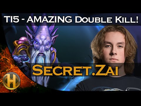 Secret.Zai AMAZING Double Kill vs. Virtus Pro Dota 2 TI5