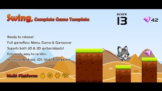 Swing, Endless Jump Complete Game Template video preview