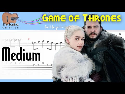 Game of Thrones - Theme Guitar Tab