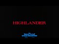 Highlander 1986 Title Sequence