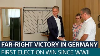 Far-right German party wins state election for first time since WWII | ITV News