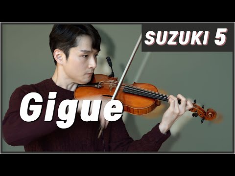 Suzuki Violin School Book Vol. 5 Gigue - F. M .Veracini @bochankang