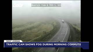 LIVE: Fog seen from traffic cameras in Salt Lake Valley