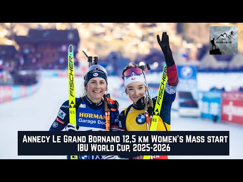 Women's 12,5 km Mass Start - Annecy Le Grand Bornand - Biathlon season 2025/2026 IBU World Cup
