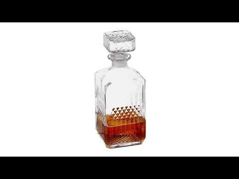 Whisky Karaffe Glas - 9 x 23 x 9 cm